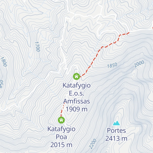 Map of Katafygio E.o.s. Amfissas