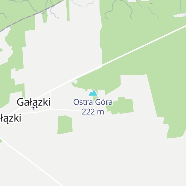 Map of Ostra Góra