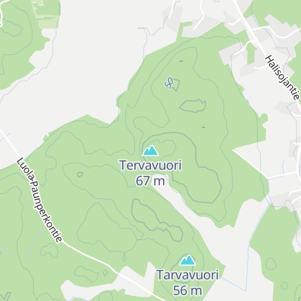Map of Tervavuori