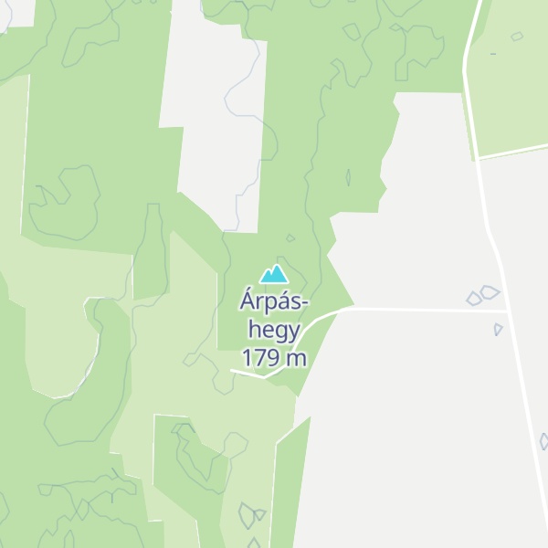 Map of Árpás-hegy