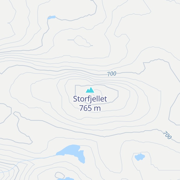 Map of Storfjellet