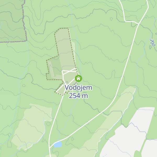 Map of Vodojem
