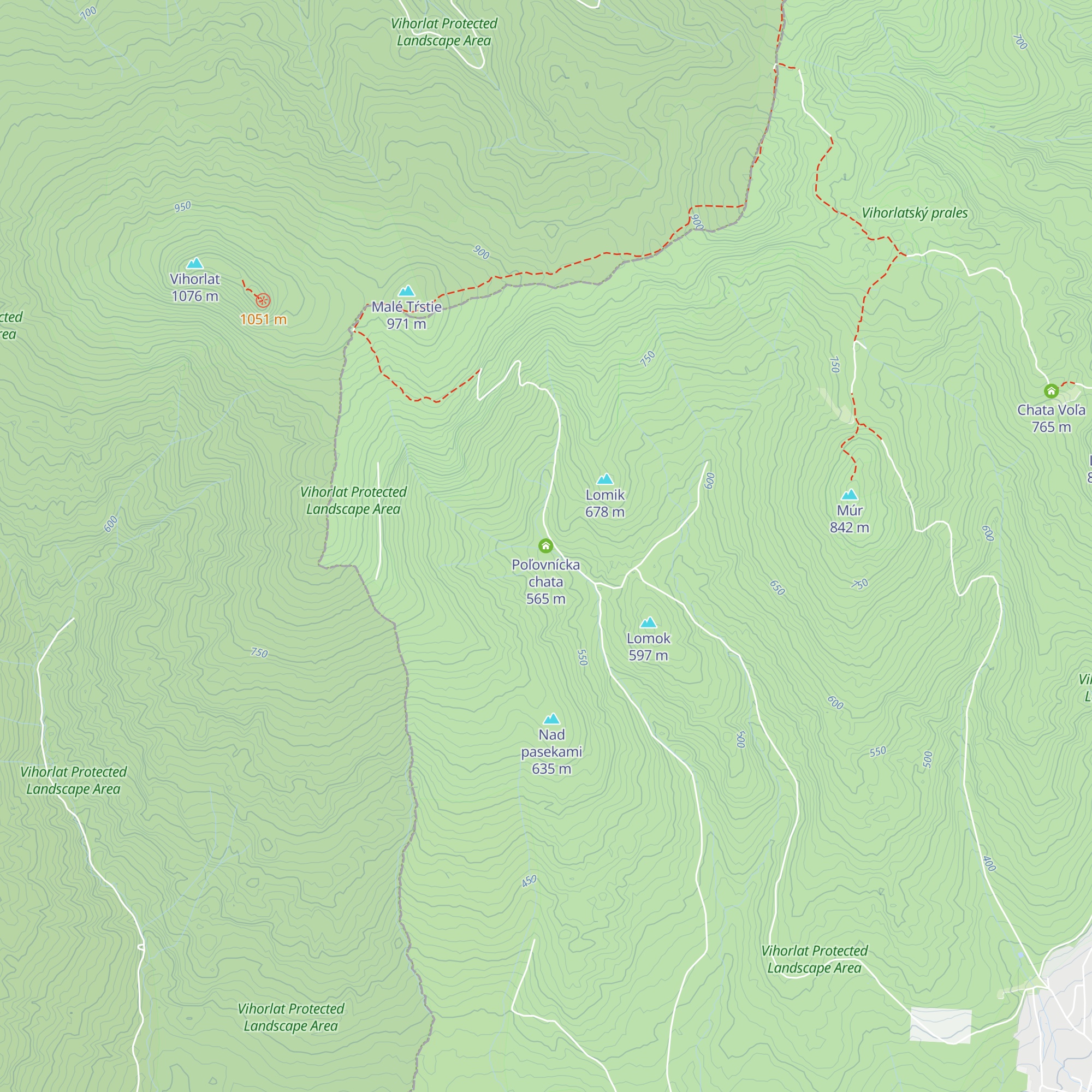 Poľovnícka chata map