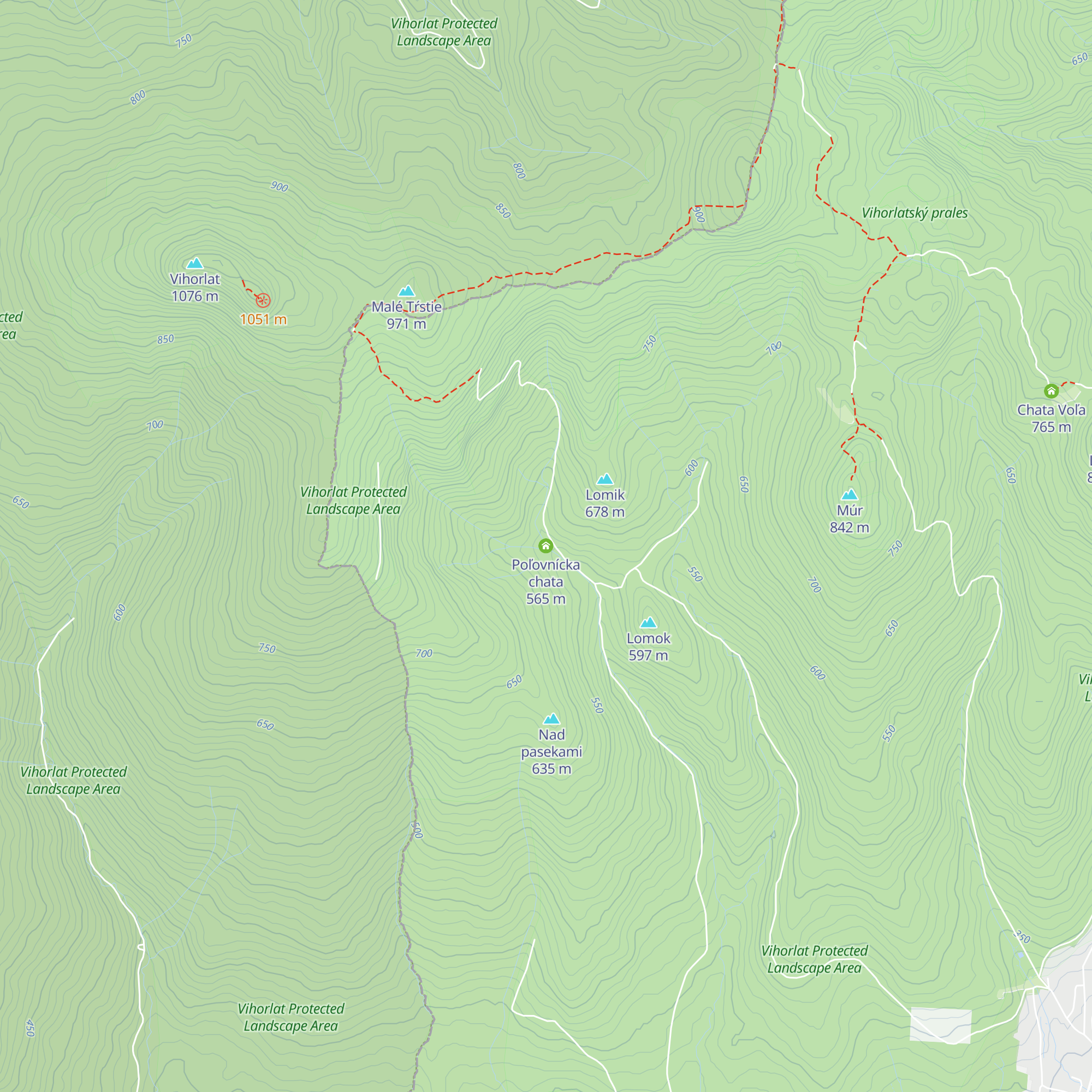 Poľovnícka chata map