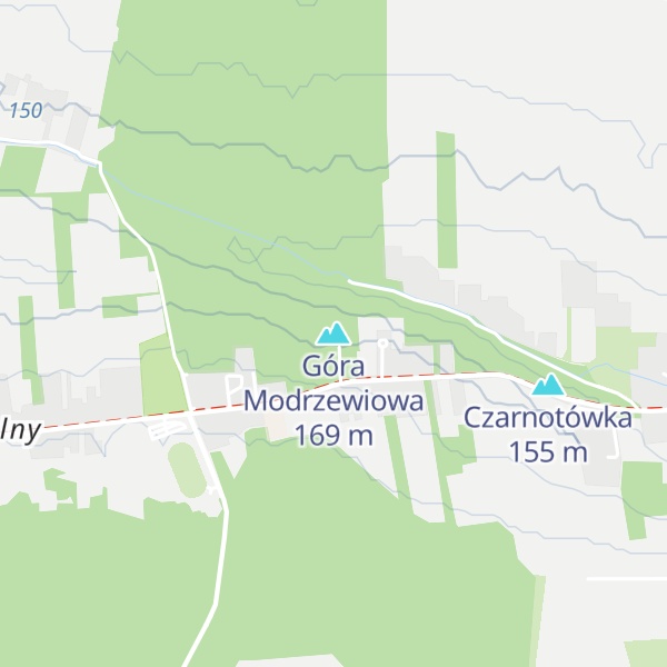 Map of Góra Modrzewiowa