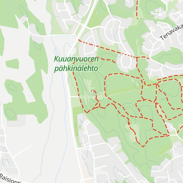 Map of Kuuanvuori