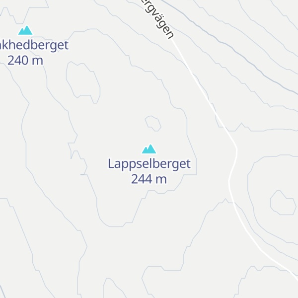 Map of Lappselberget