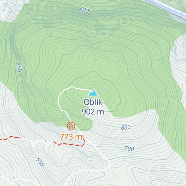 Map of Oblik