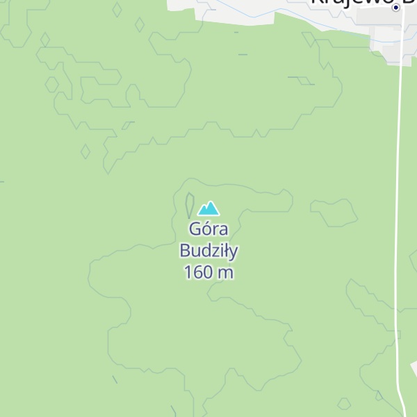 Map of Góra Budziły