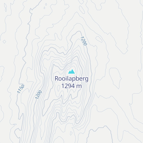 Map of Rooilapberg
