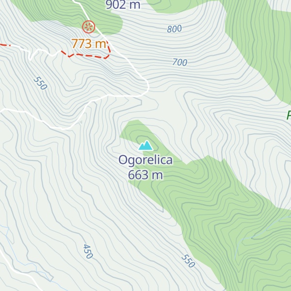 Map of Ogorelica