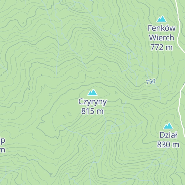 Map of Czyryny