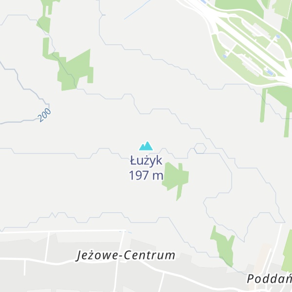 Map of Łużyk