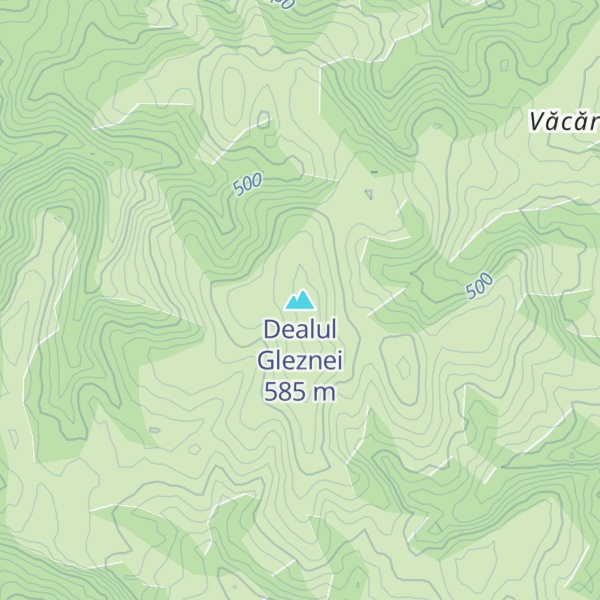 Map of Dealul Gleznei