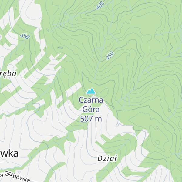 Map of Czarna Góra