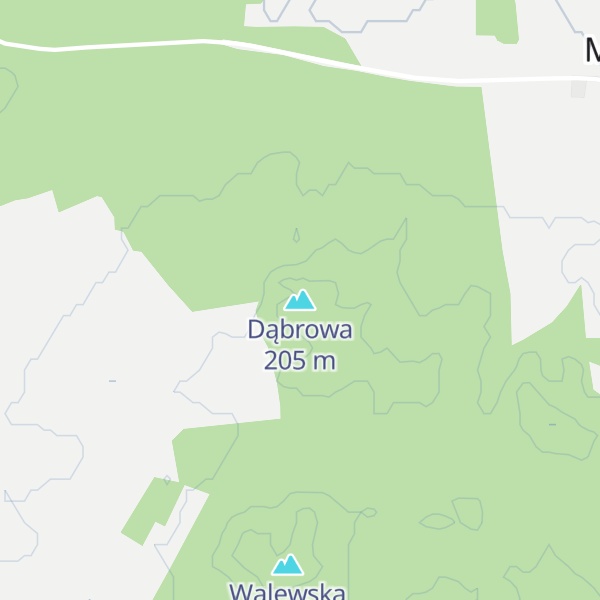 Map of Dąbrowa