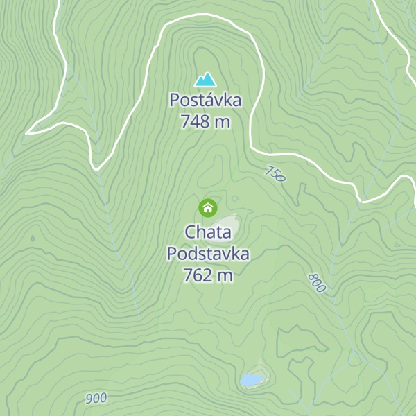 Map of Chata Podstavka