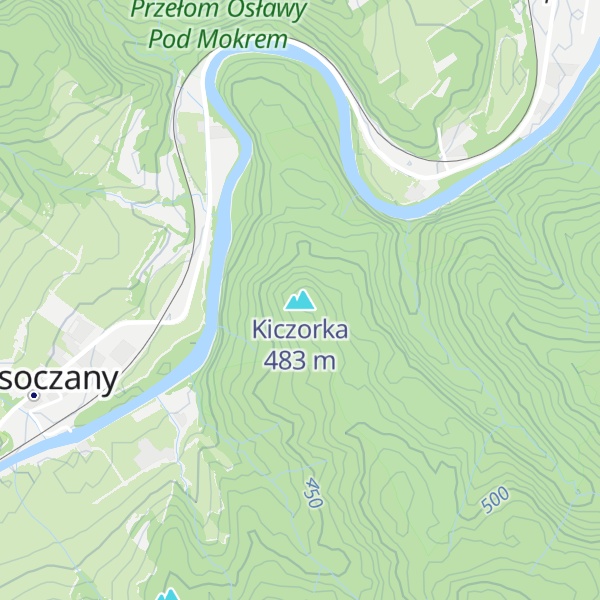 Map of Kiczorka