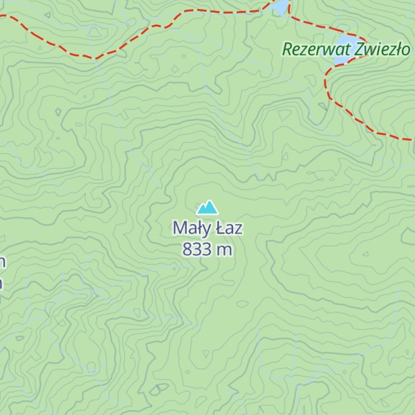 Map of Mały Łaz