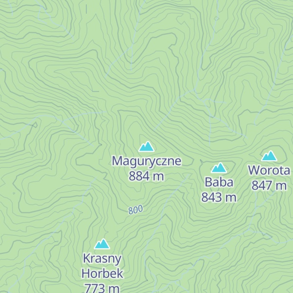 Map of Maguryczne