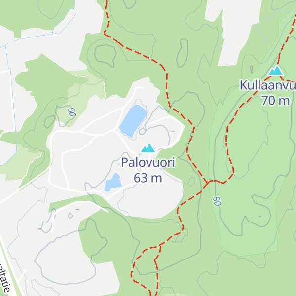 Map of Palovuori