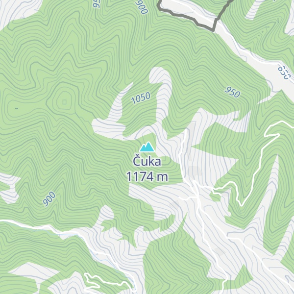 Map of Čuka