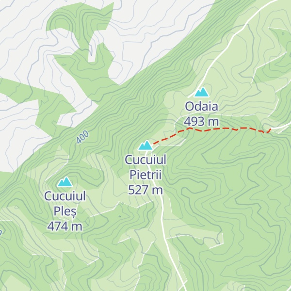 Map of Cucuiul Pietrii