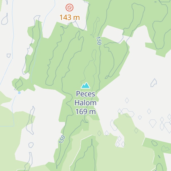 Map of Peces Halom