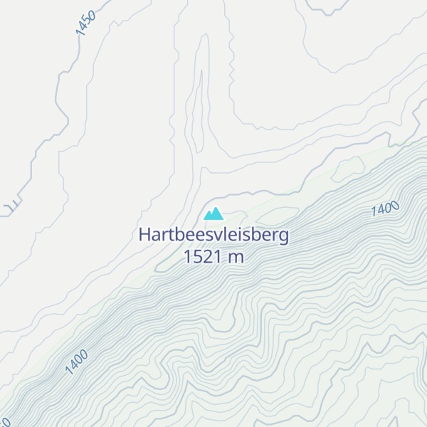 Map of Hartbeesvleisberg