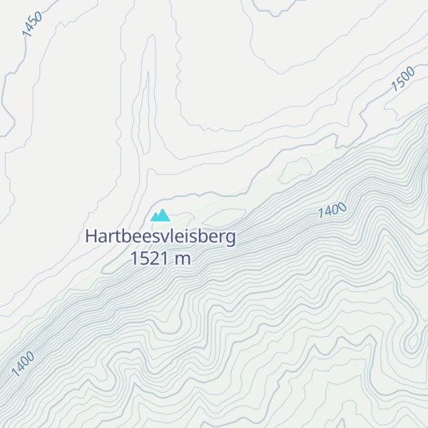 Map of Hartbeesvleiberg