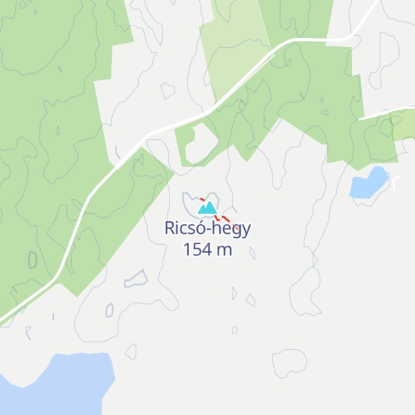 Map of Ricsó-hegy