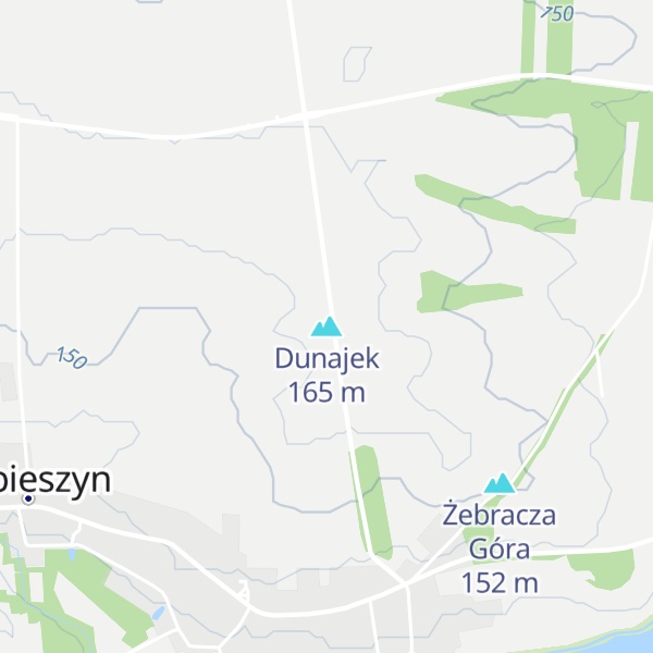 Map of Dunajek