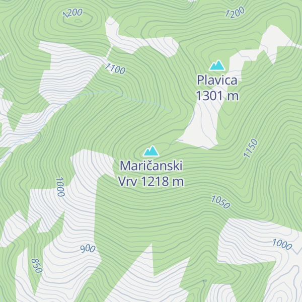 Map of Maričanski Vrv