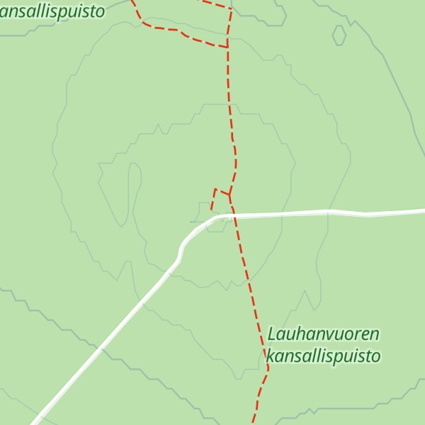 Map of Lauhanvuori