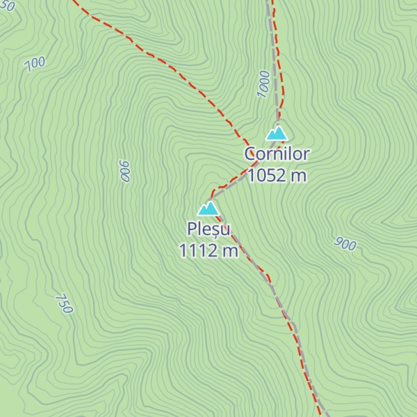 Map of Pleșu