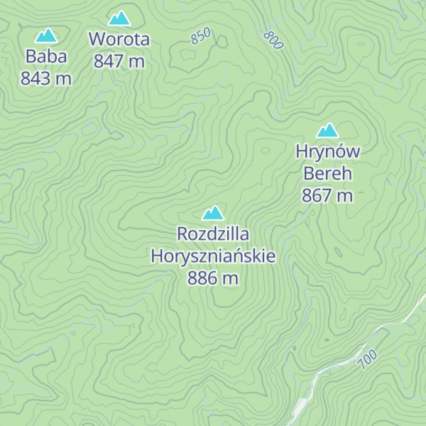 Map of Rozdzilla Horyszniańskie