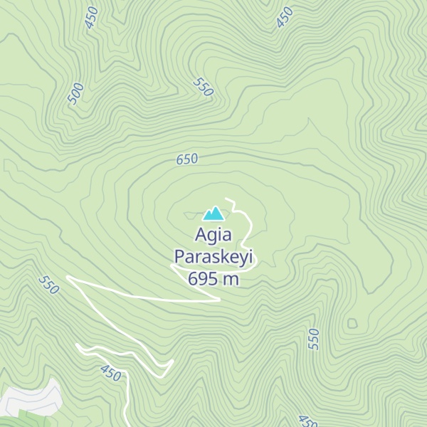 Map of Agia Paraskeyi