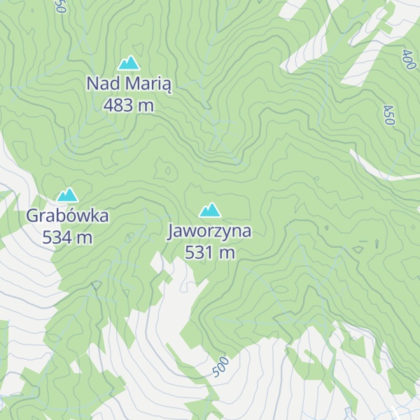Map of Jaworzyna