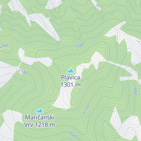 Map of Plavica