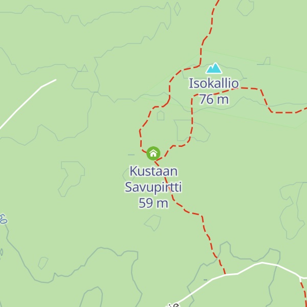 Map of Kustaan Savupirtti