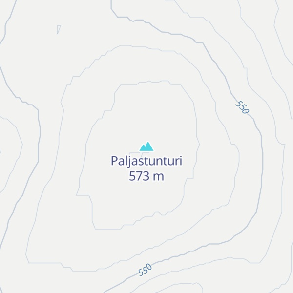 Map of Paljastunturi