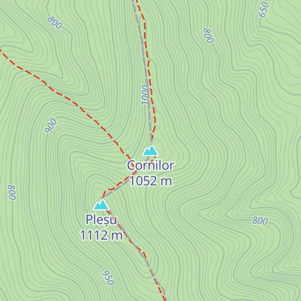 Map of Cornilor