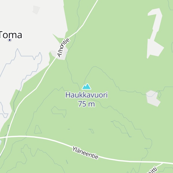 Map of Haukkavuori