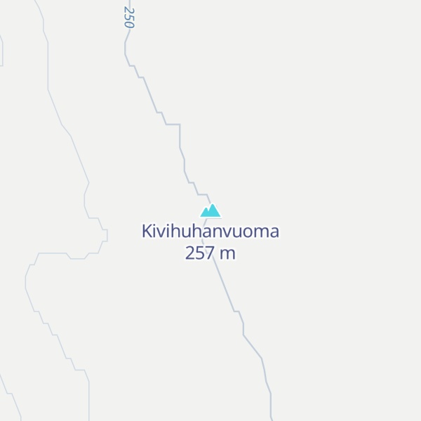 Map of Kivihuhanvuoma