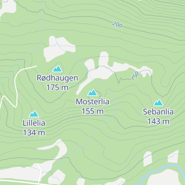 Map of Mosterlia