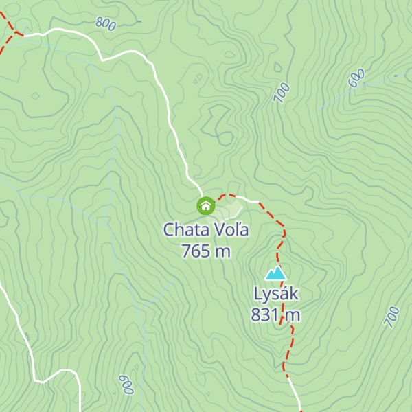 Map of Chata Voľa