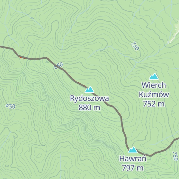 Map of Rydoszowa
