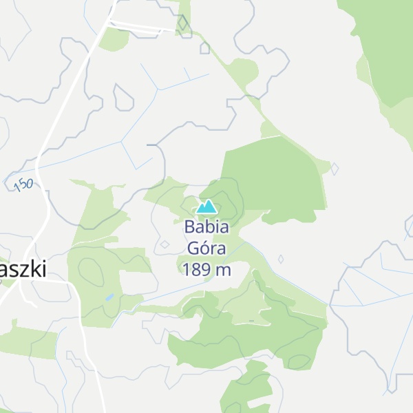 Map of Babia Góra