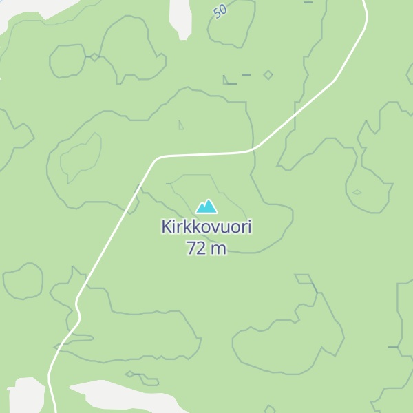 Map of Kirkkovuori