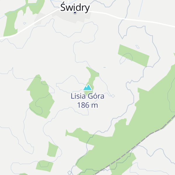 Map of Lisia Góra